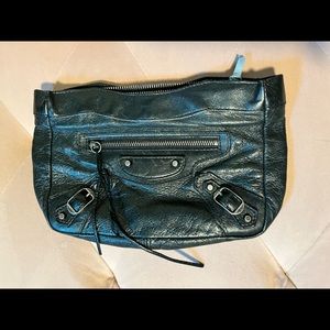 Balenciaga 2003 (or 2004) Black Makeup Bag